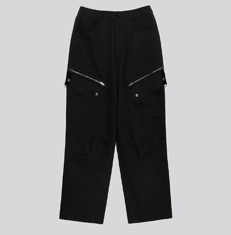 Jade Zipper Pocket Cargo Pants