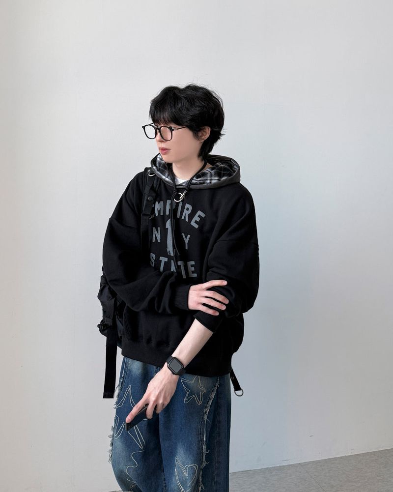 Guardian Check Over Hoodie
