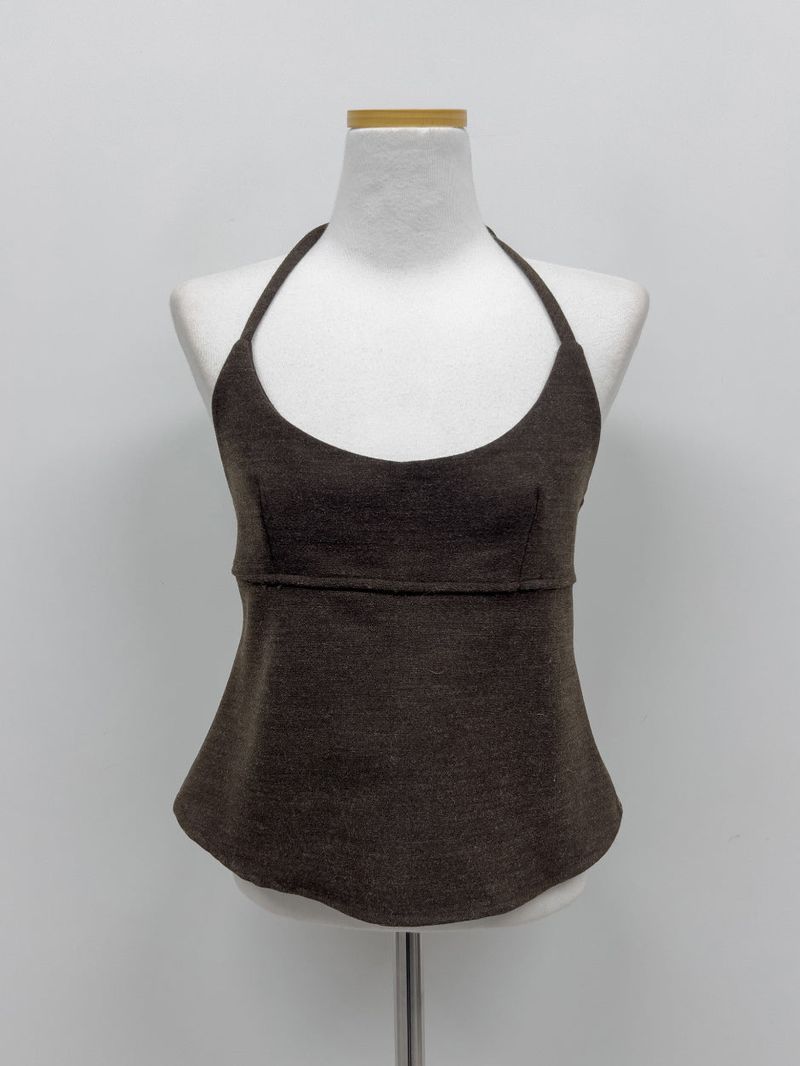 [Setup Available] Pepper Halter Neck Layered Bustier