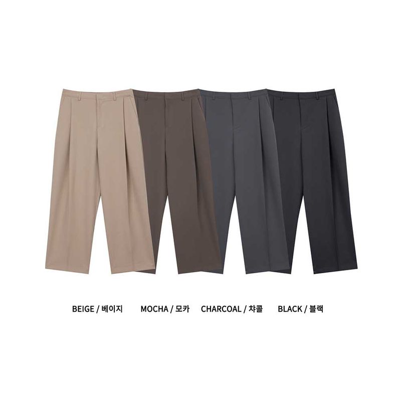 ASCLO Deep One Tuck Slacks (4color)