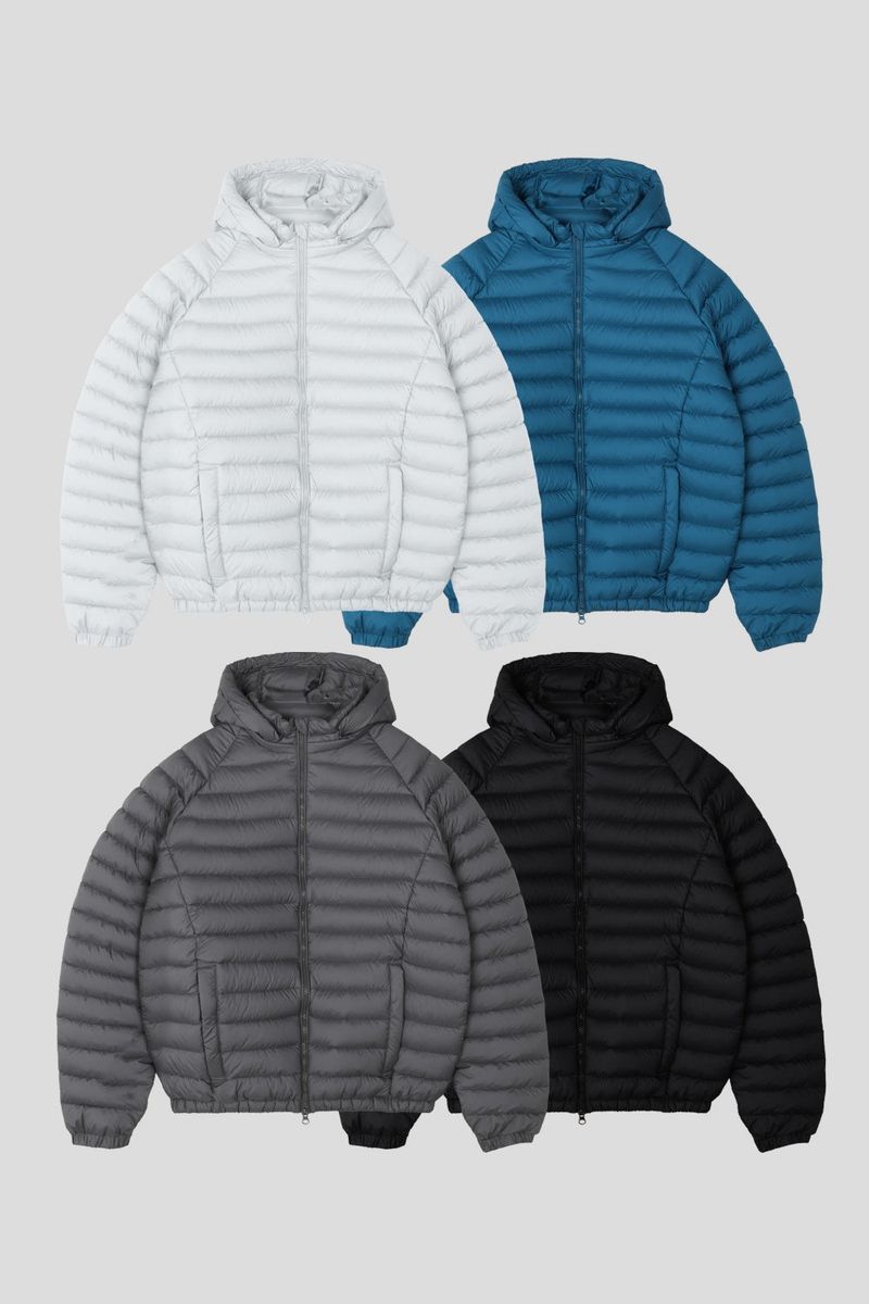 Detachable hood, two-way lightweight padding (4c)