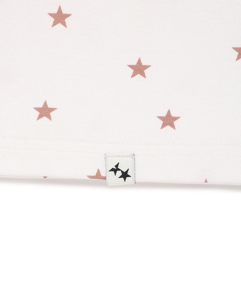 STRIPED STAR RAGLAN LS TEE WHITE(CV2GSFT550A)