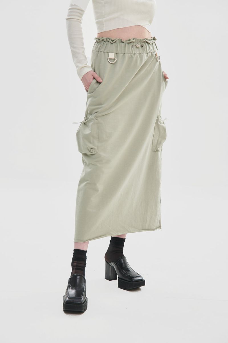 POCKET LONG SKIRT