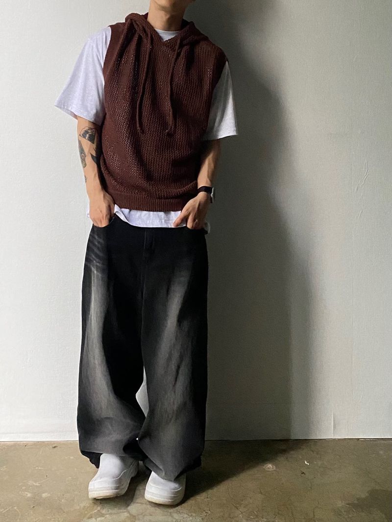 Net Hooded Vest 3C