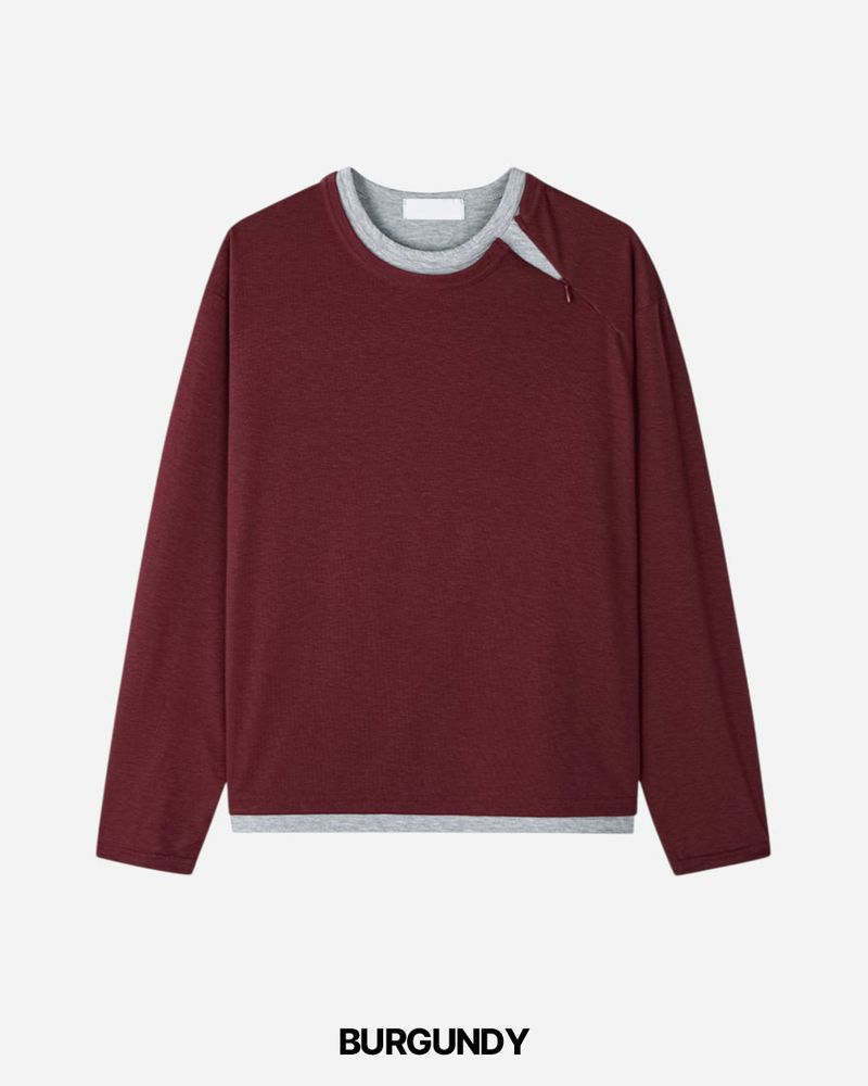 Glim Layered Crop Long Sleeve T