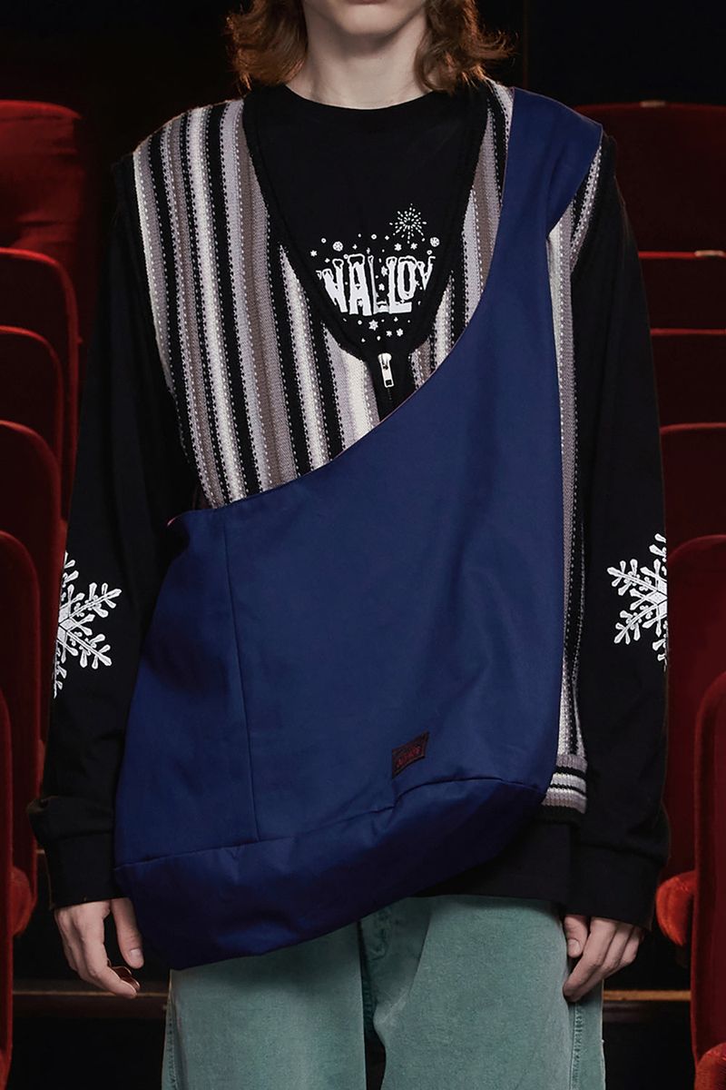 REVERSIBLE BIG BAG / BLUE&PINK