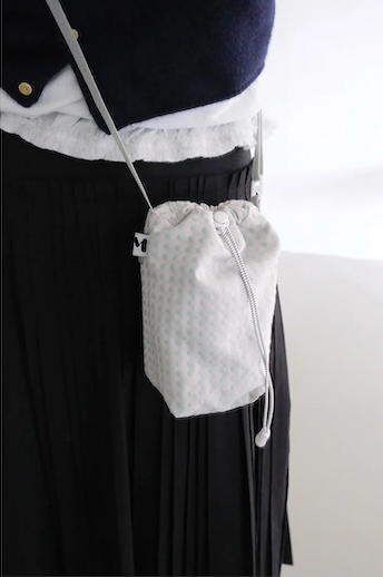 2Pockets Mini Bag Ivory Dot