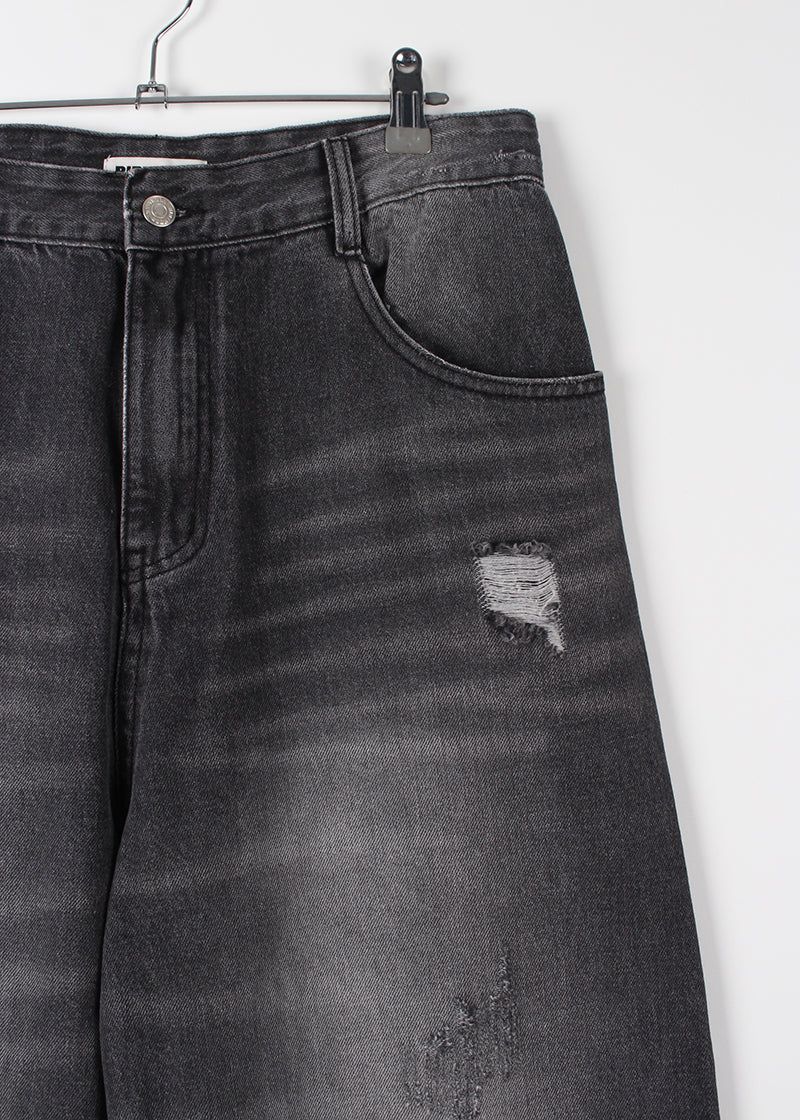 DOUBLE POCKET WIDE DENIM