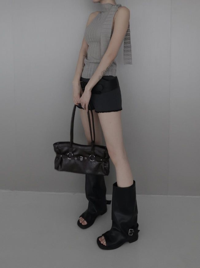 Carel Scarf Halter Sleeveless