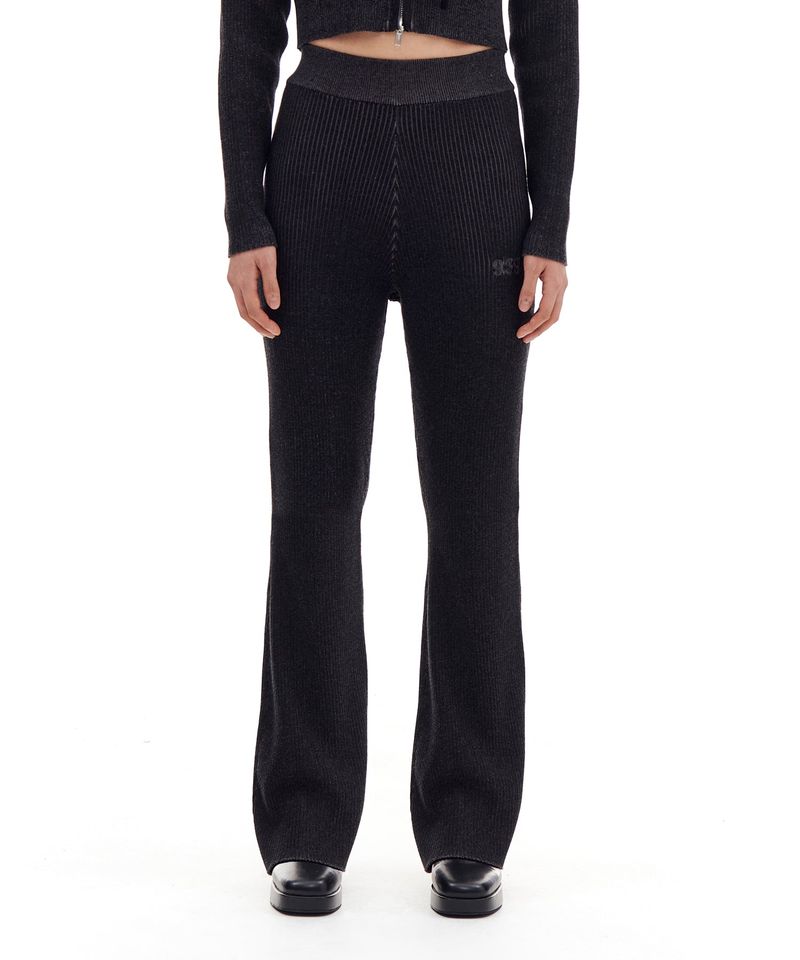 ARCHIVE BOLD（アーカイブボールド）の「SMALL LOGO BOOTSCUT KINT PANTS (BLACK)（Pants）」