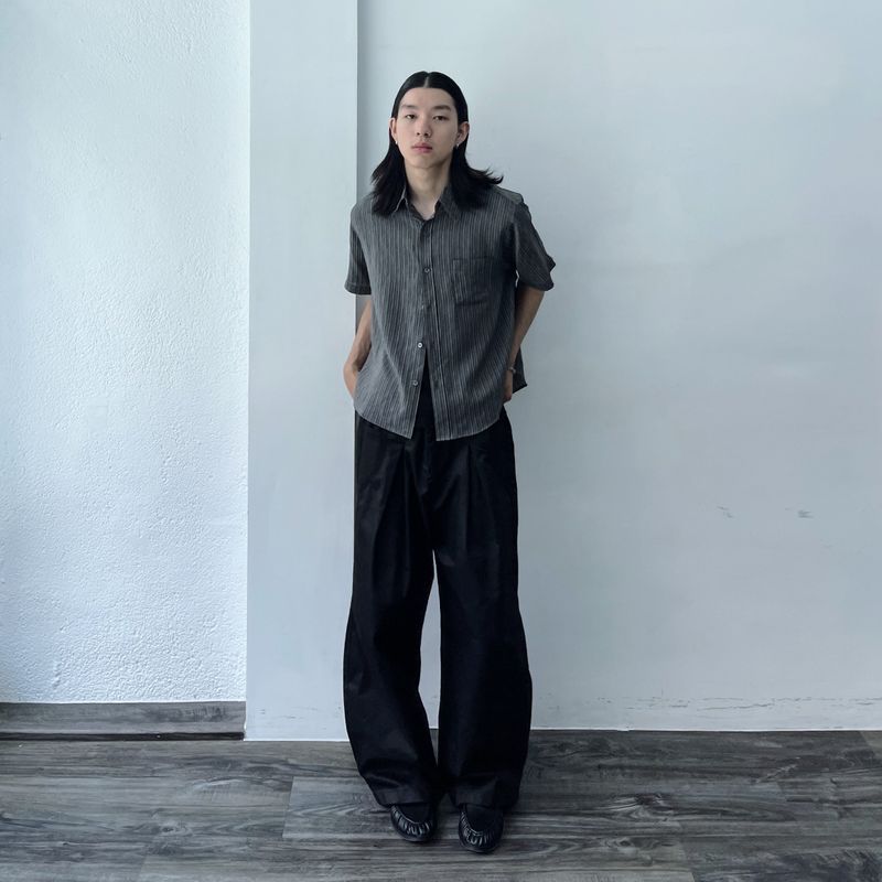 Mist Grey Relaxed Shirt