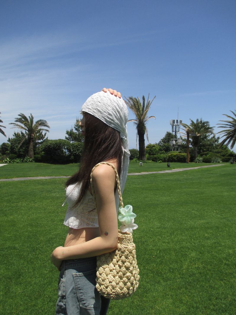 pine rattan bag