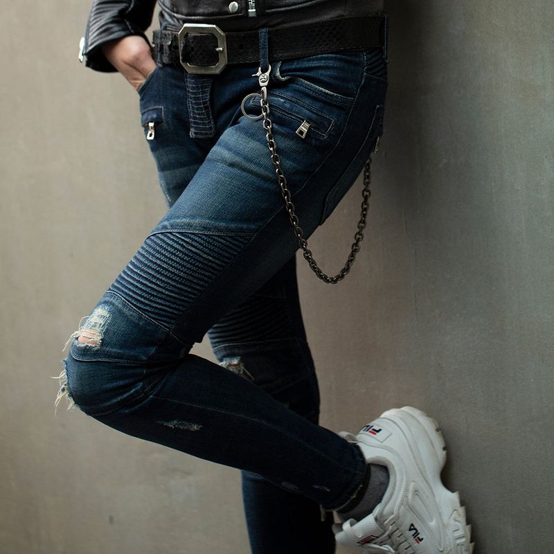 SVC-525 Black Nickel Fashion Trouser Chain