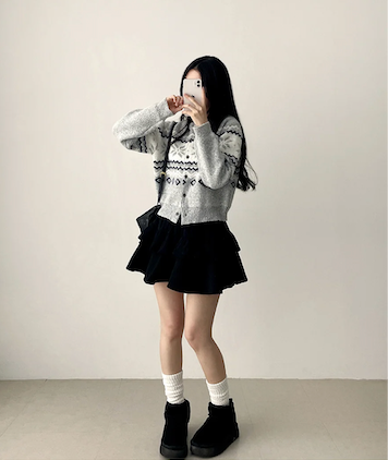 Bipol Golden Flare Cancanminiskirt