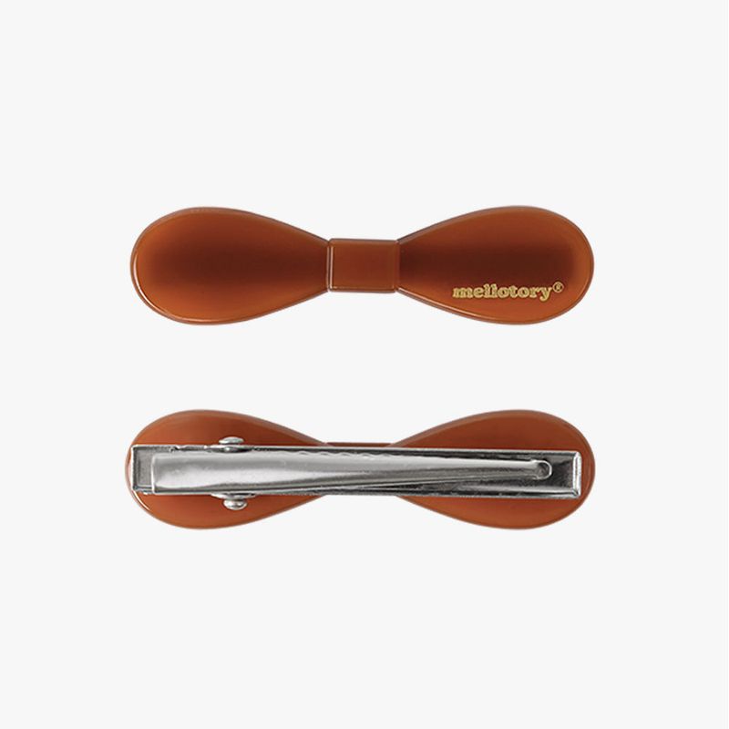 mellotory（メロートリー）の「CELLULOSE RIBBON HAIR PIN (BROWN)（Hair Accessories）」