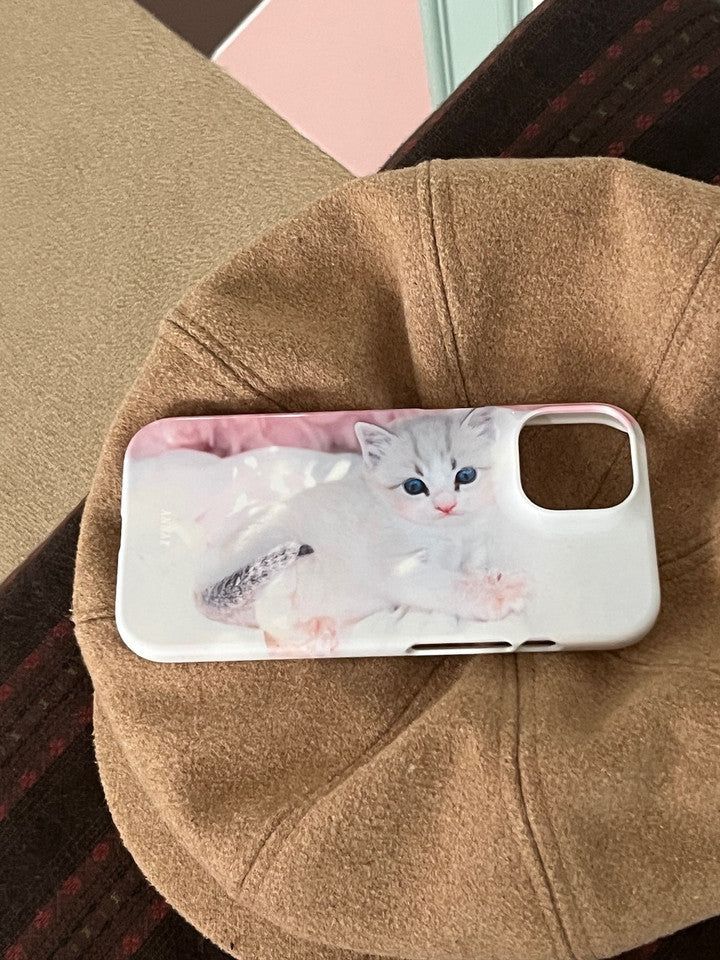[blushing kitty hard case]