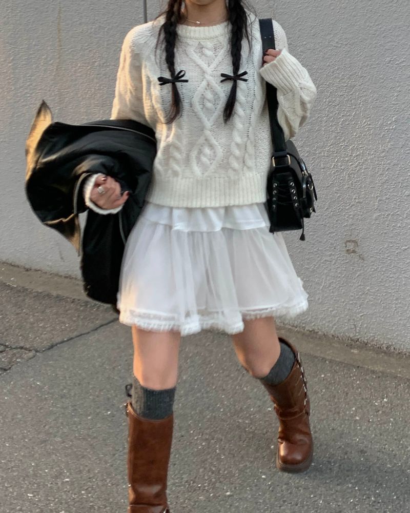 kyoive(コイブ)の「Mini cancan lace skirt(Skirts)」