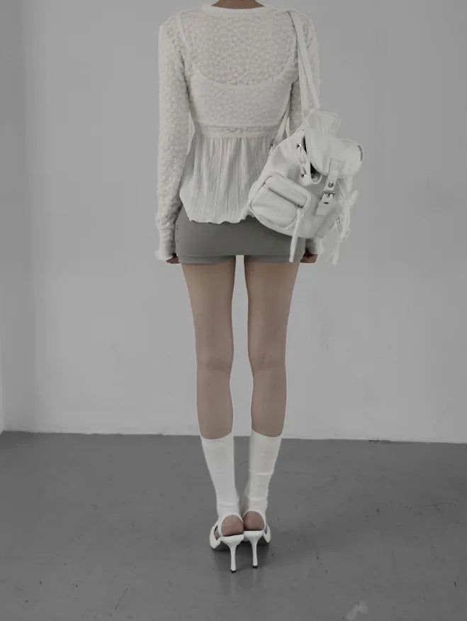 Noi Eyelet Skirt Pants