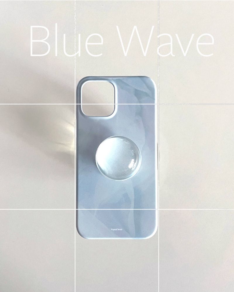 Atypical house（エイティピカル ハウス）の「[セット] ブルーウェーブケース+グリップトック（Smartphone Accessories）」