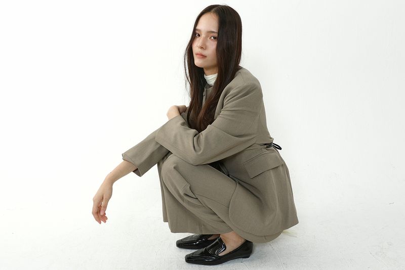 LE LINE JACKET_BEIGE