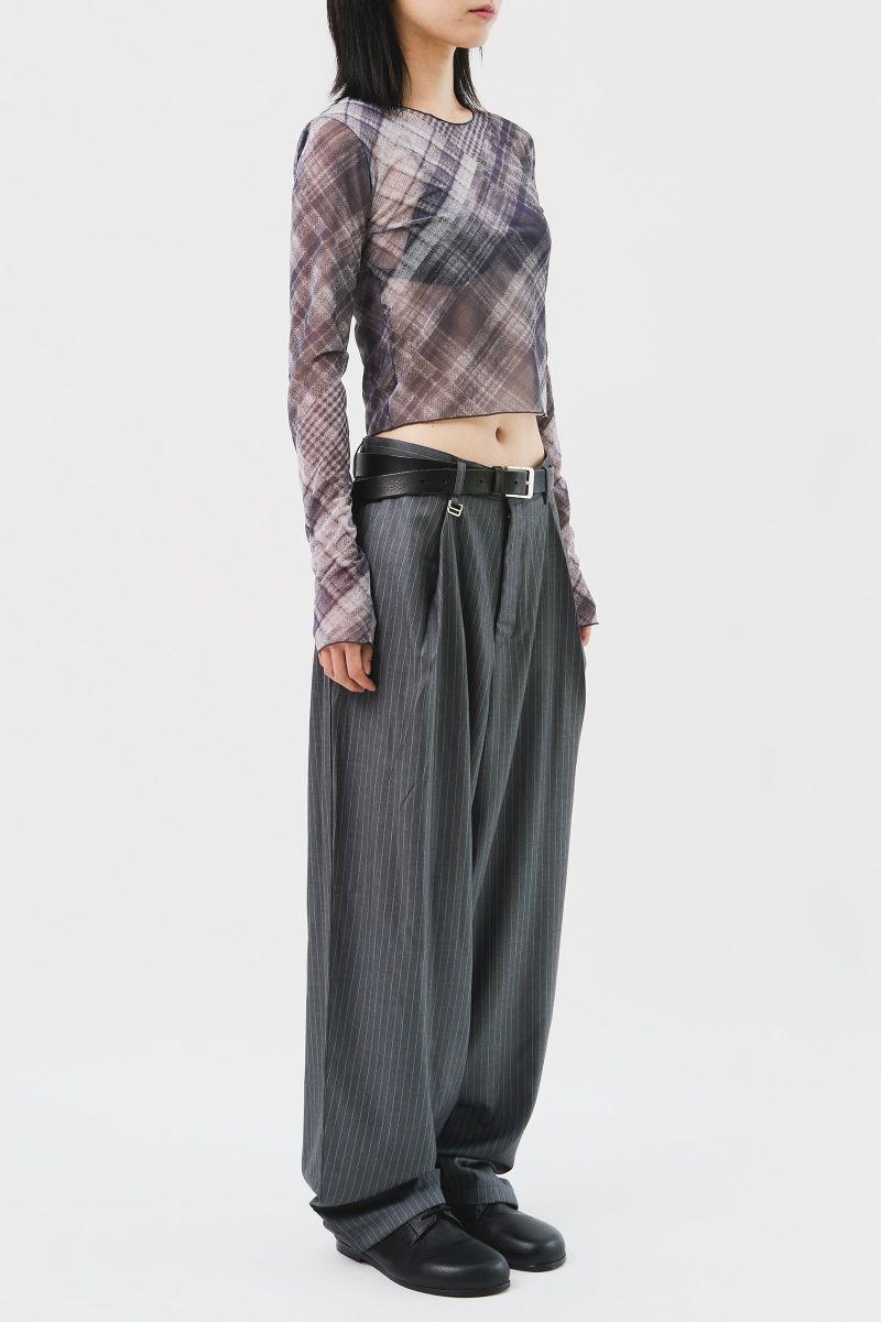 Pan Herringbone Striped Trousers (3color) 