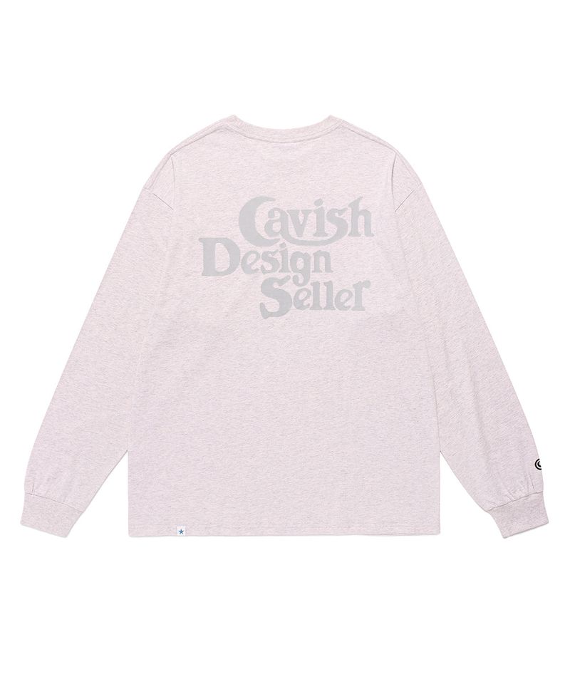 cavish（カビシ）の「SELLER LOGO LS TEE PINK(CV2ESUT550A)（Tops）」