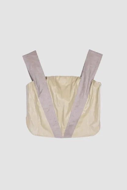 VIA FAKE LEATHER TANK