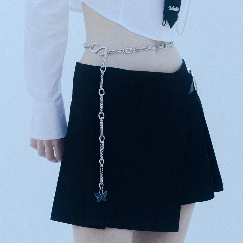 1 6 butterfly chain belt