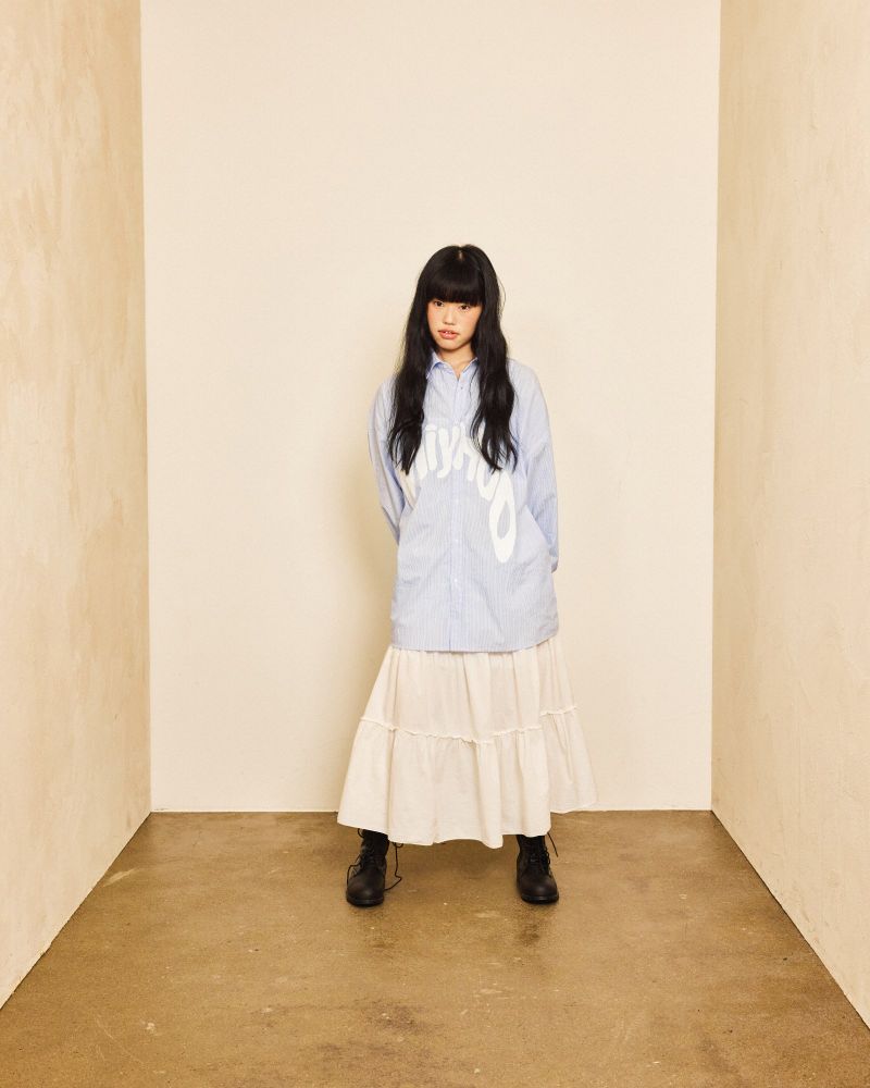 STRIPE SHIRTS (SKYBLUE)