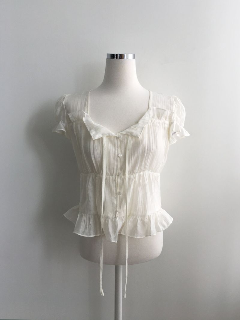 Blooming blouse (short sleeves ver.)