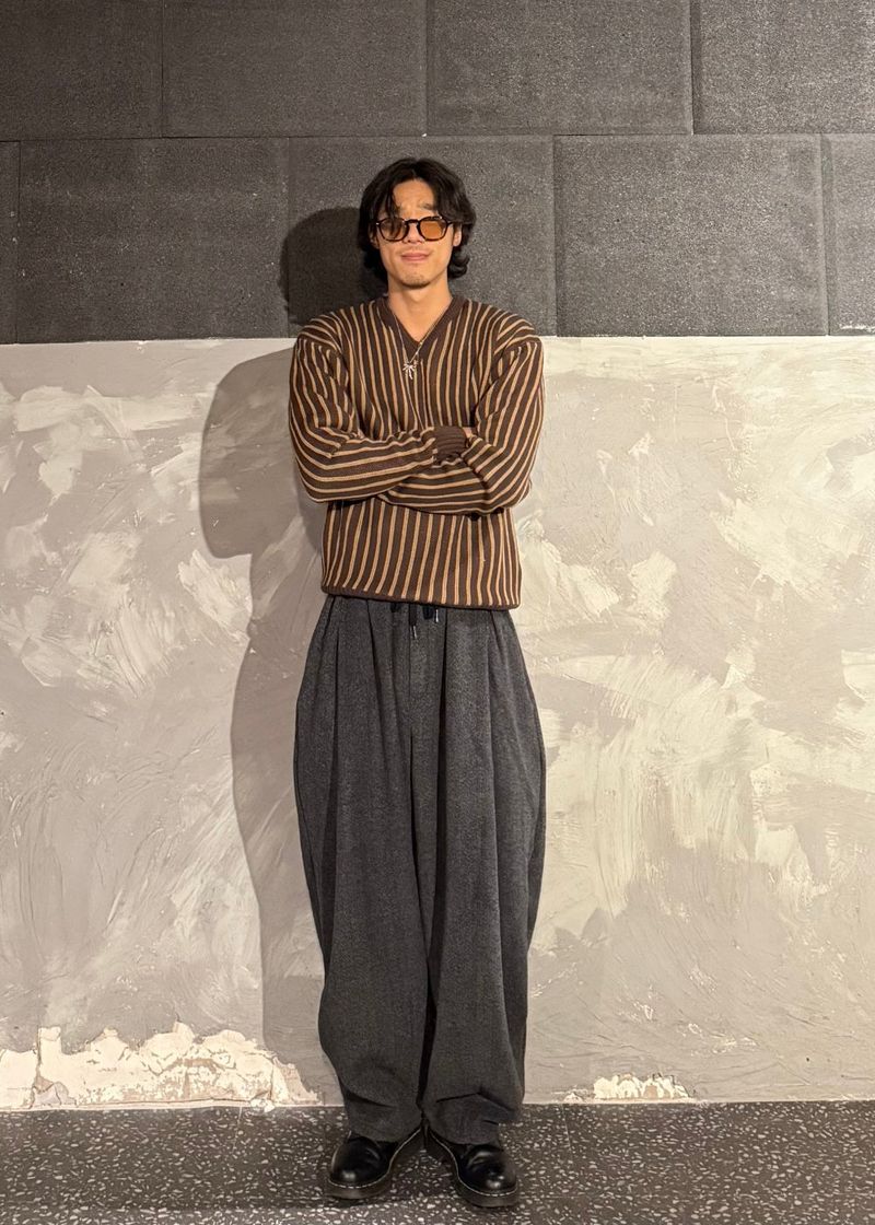 Balloon Fit Banded Slacks 2COLOR