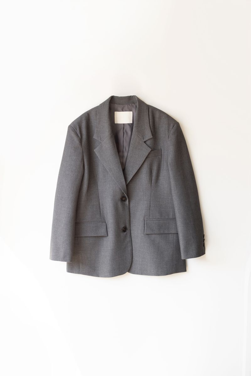 Boy wool jacket (Dark grey)
