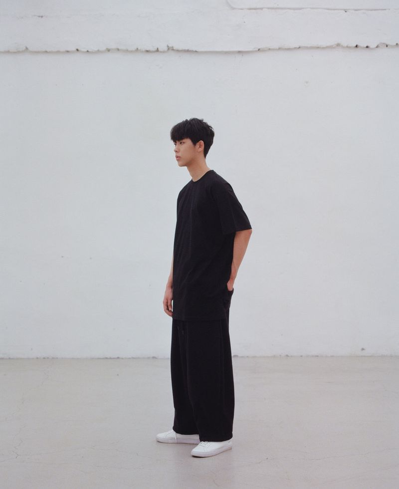 WARM-FLEECE BALLOON PANTS (Black)