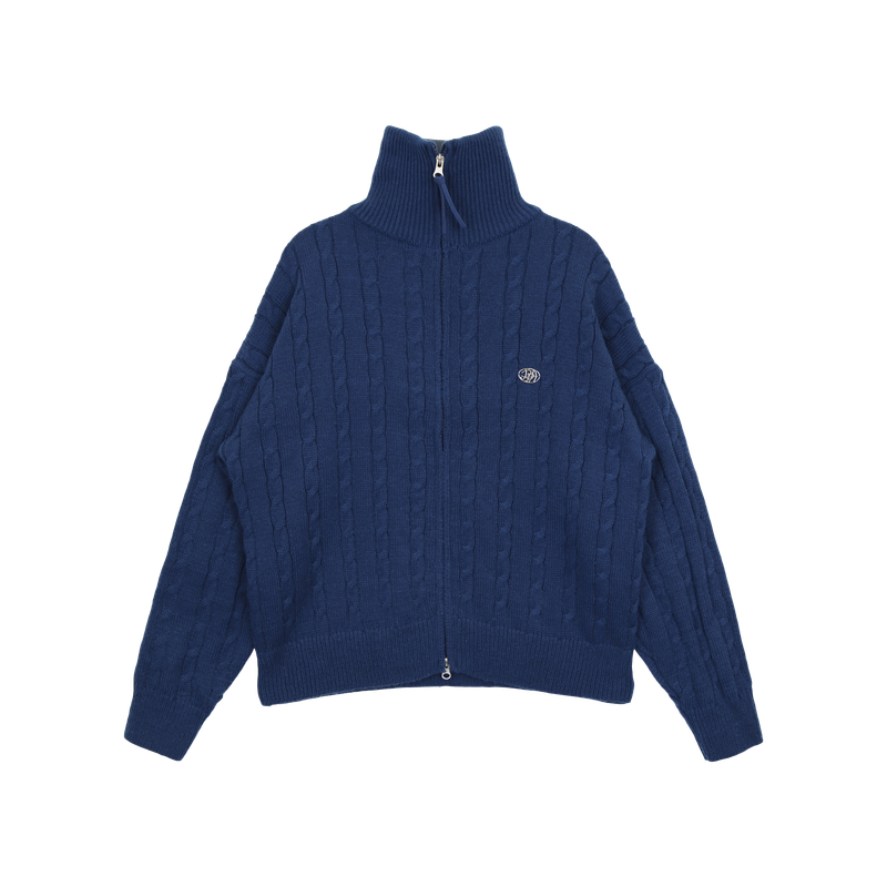 COZY BREEZE KNIT ZIP-UP