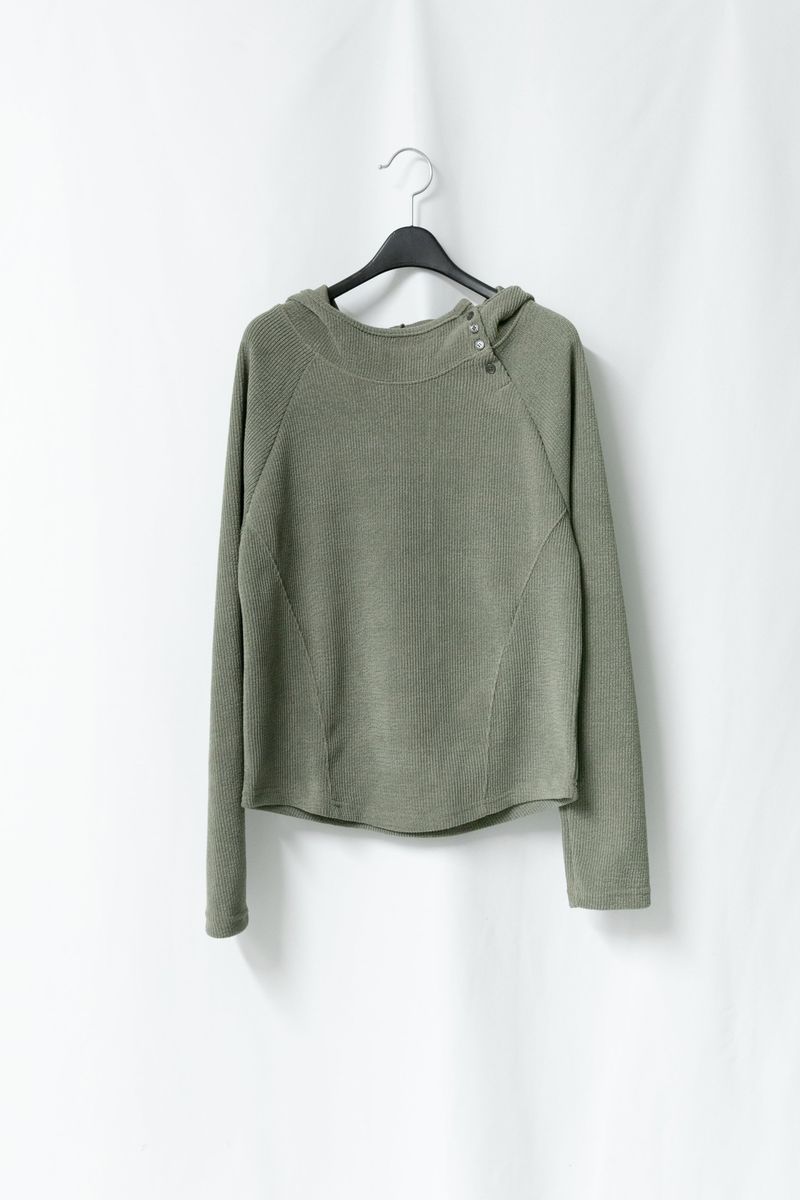 curve button golgi hood top(3colors)