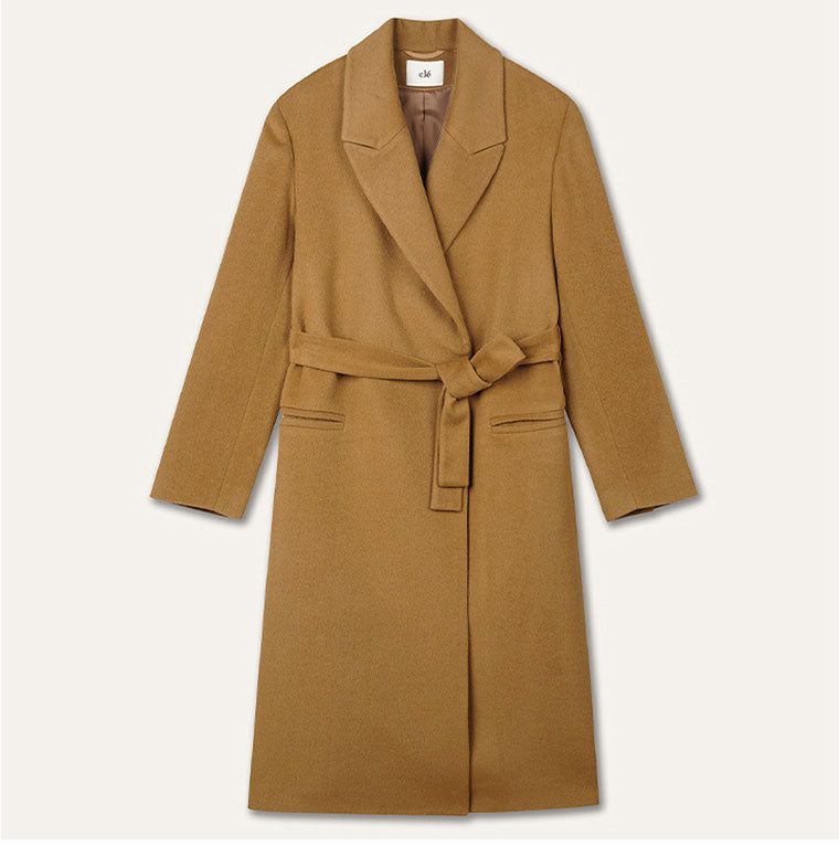 ASYM COAT_CAMEL