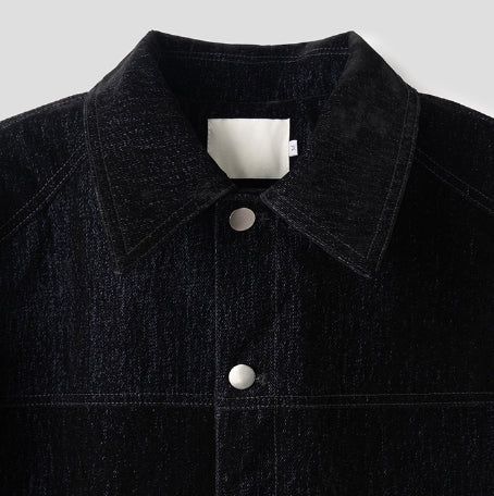 Wiles Velvet Denim Jacket