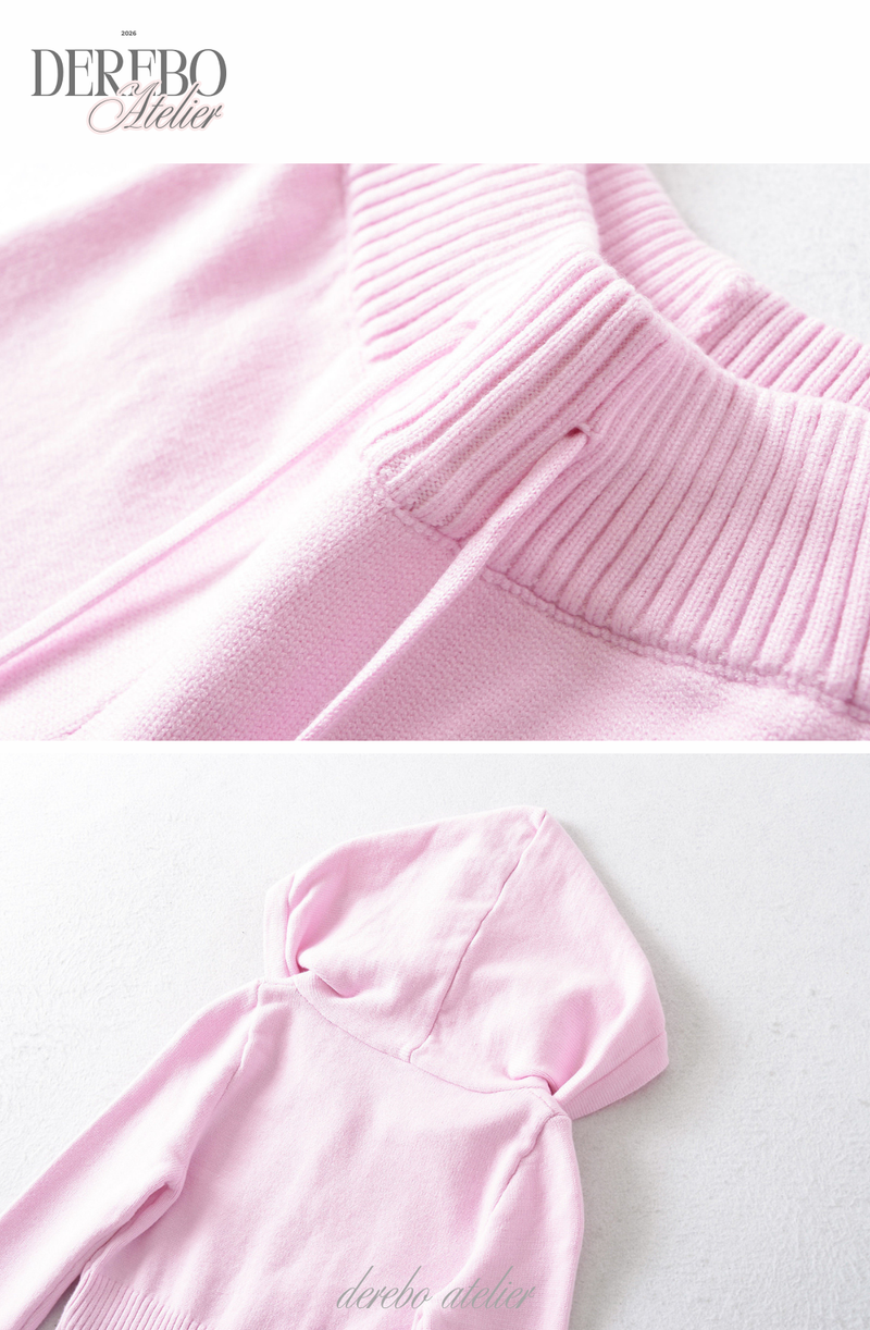 Cozy Knitwear Zip-up Training Set-up (PANTS)