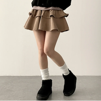 Bipol Golden Flare Cancanminiskirt