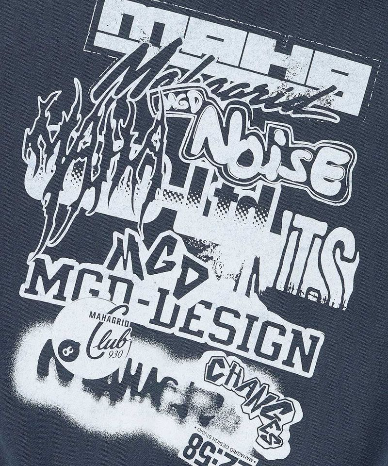 LOGO LIST PIGMENT HOODIE