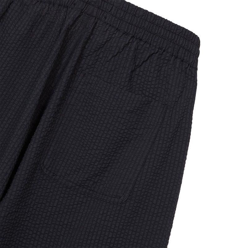 [ULKIN] Seersucker Cargo Parachute Pants_Charcoal