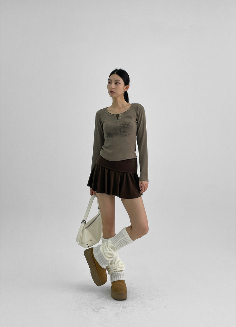 BLACKUP（ブラックアップ）の「[MADE] Schradi Flare Mini Skirt Pants（Skirts）」