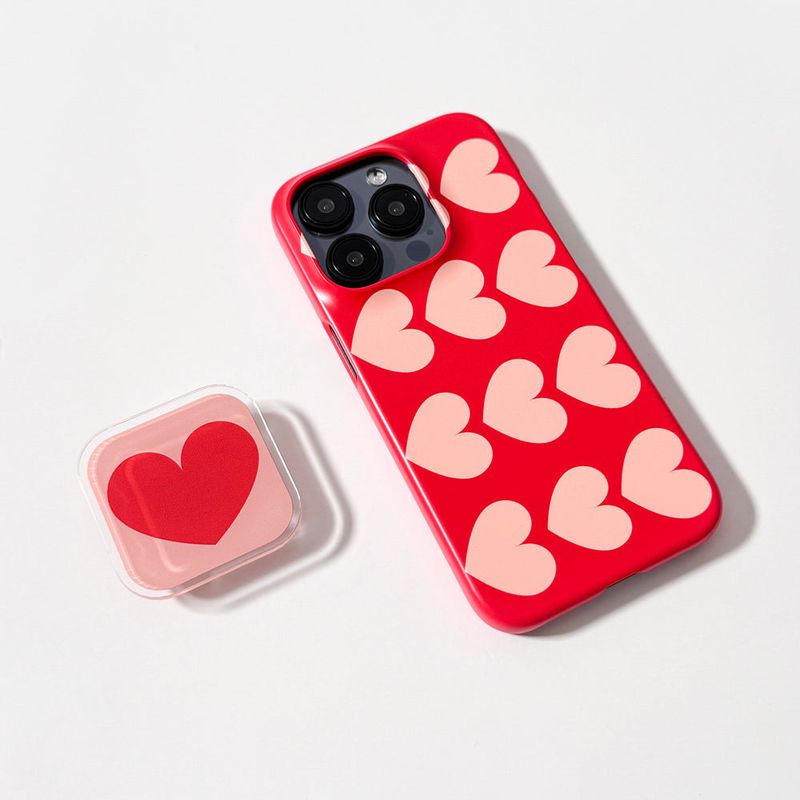 Heart Pattern (Matt Phone Case)
