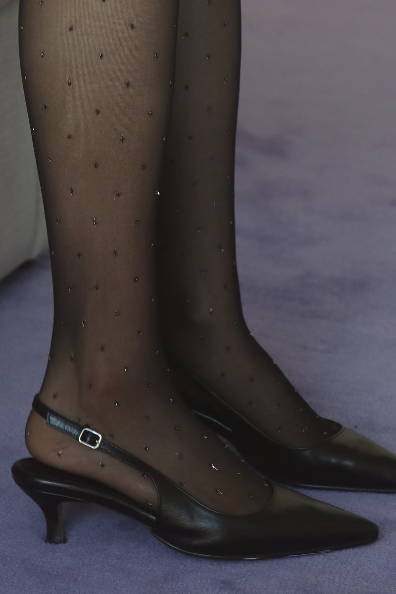 glitter dot tights 20D