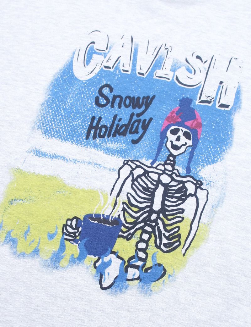 SNOWY HOLIDAY SWEATSHIRT LIGHT GREY(CV2CFUM465A)