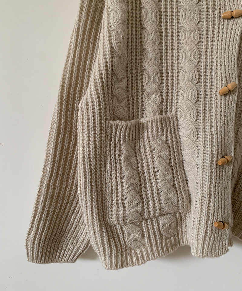 Tteokbokki hoodie cardigan