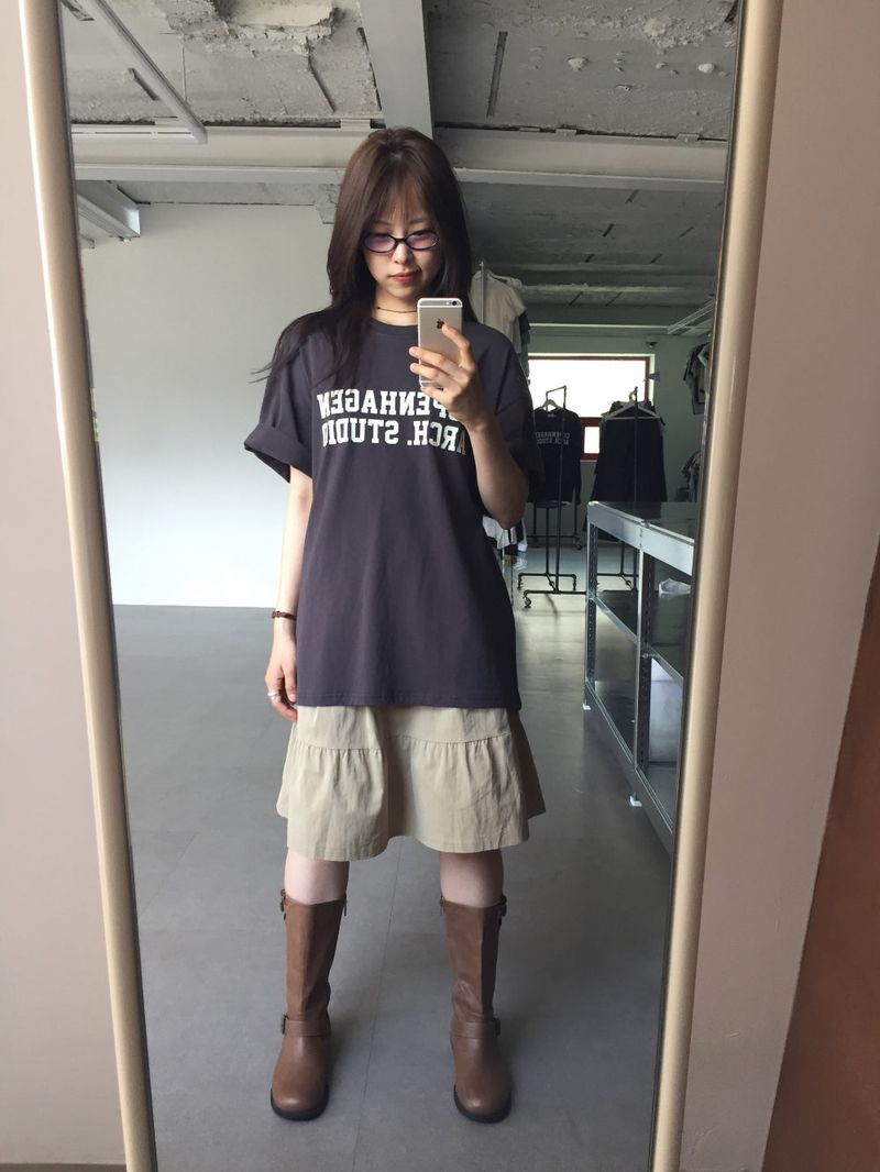 v midi skirt (3color) 