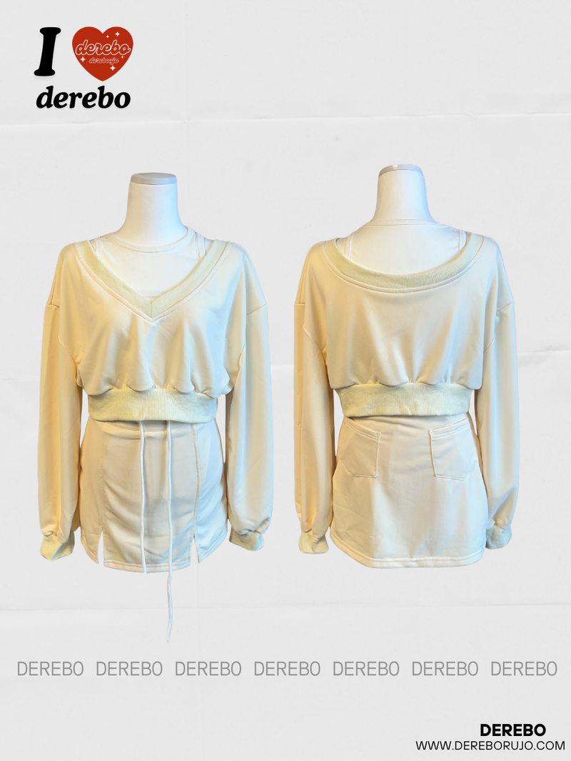 [SALE]two-piece lemonade skirt