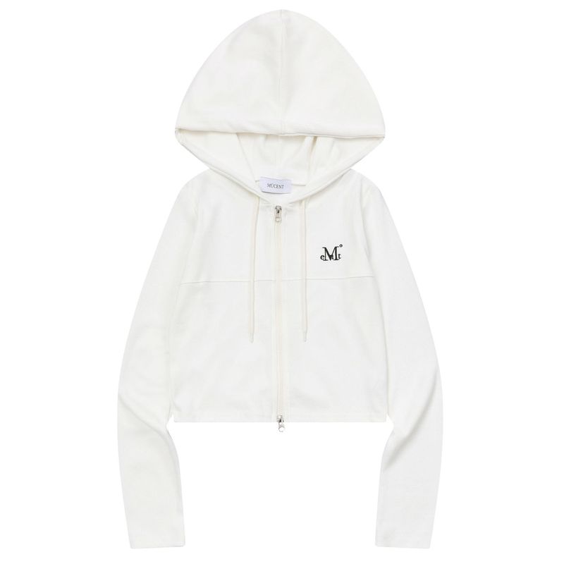 VIV TWO-WAY CROP KNIT ZIP-UP (2Color)