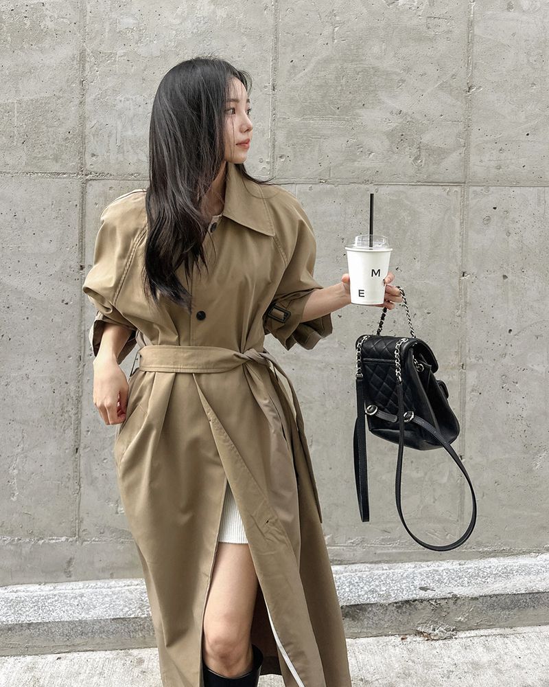 Iya Overfit Trench Coat